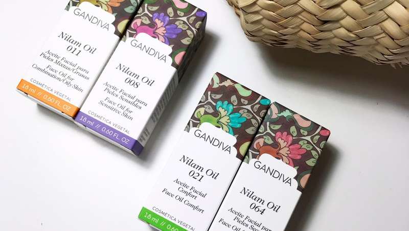 Nilam, los beneficios de la cosmtica natural Gandiva al servicio de todo tipo de piel